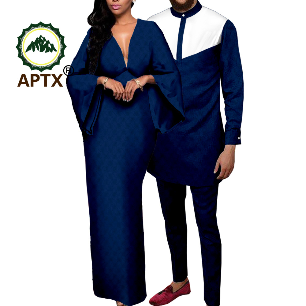 Mens Fashion Summer - Dashiki African Couple Clothes Matching Outfits