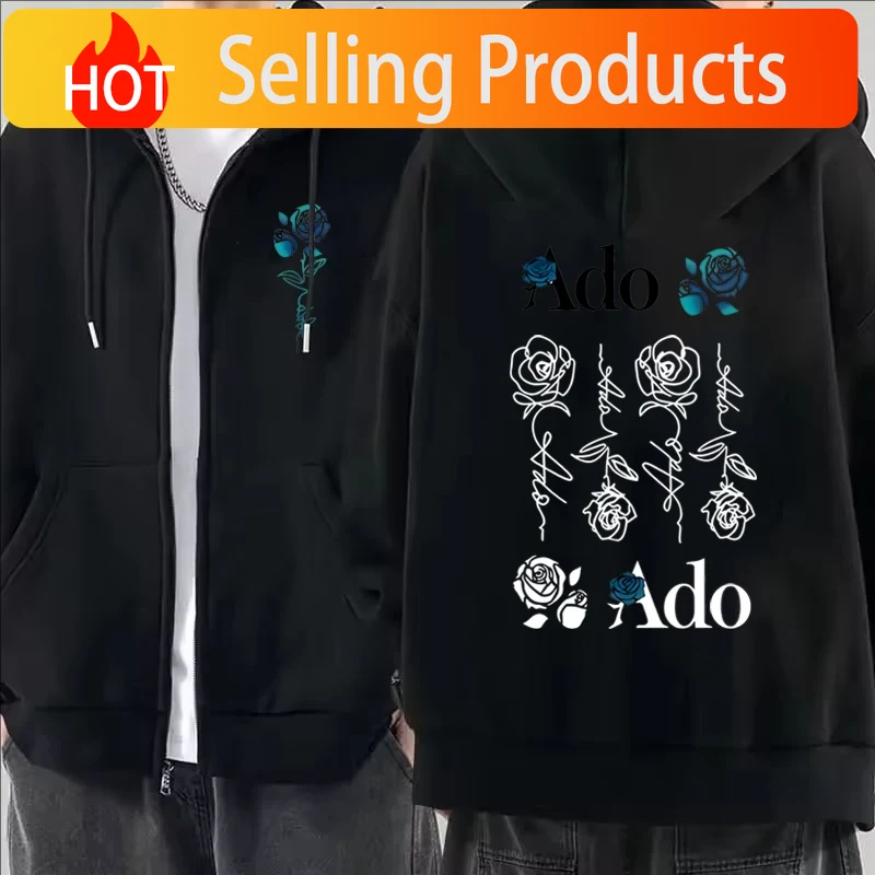 Mens Fashion Zip Up Hoodies - Felpe con Cappuccio e Zip Ado