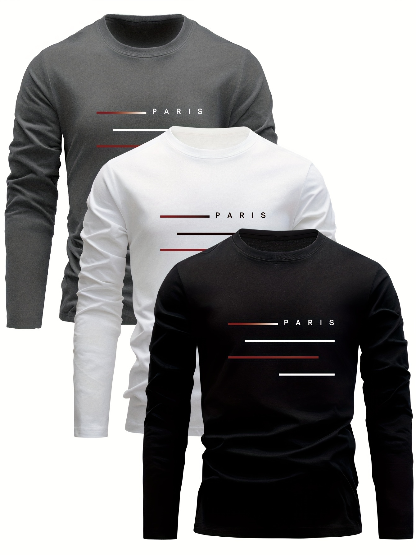Men'S Fashion T Shirts - T-shirt da uomo in 100% cotone,