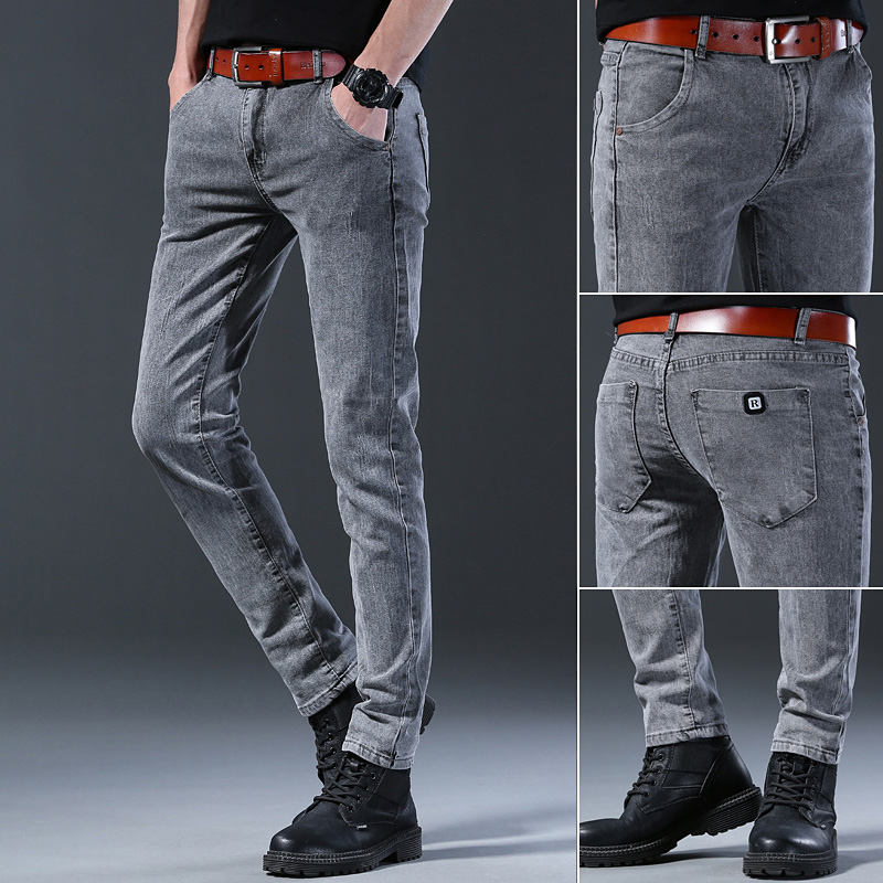 Jeans Elasticizzati Slim Fit d - Men'S Fashion Grey Jeans recensione e prezzo