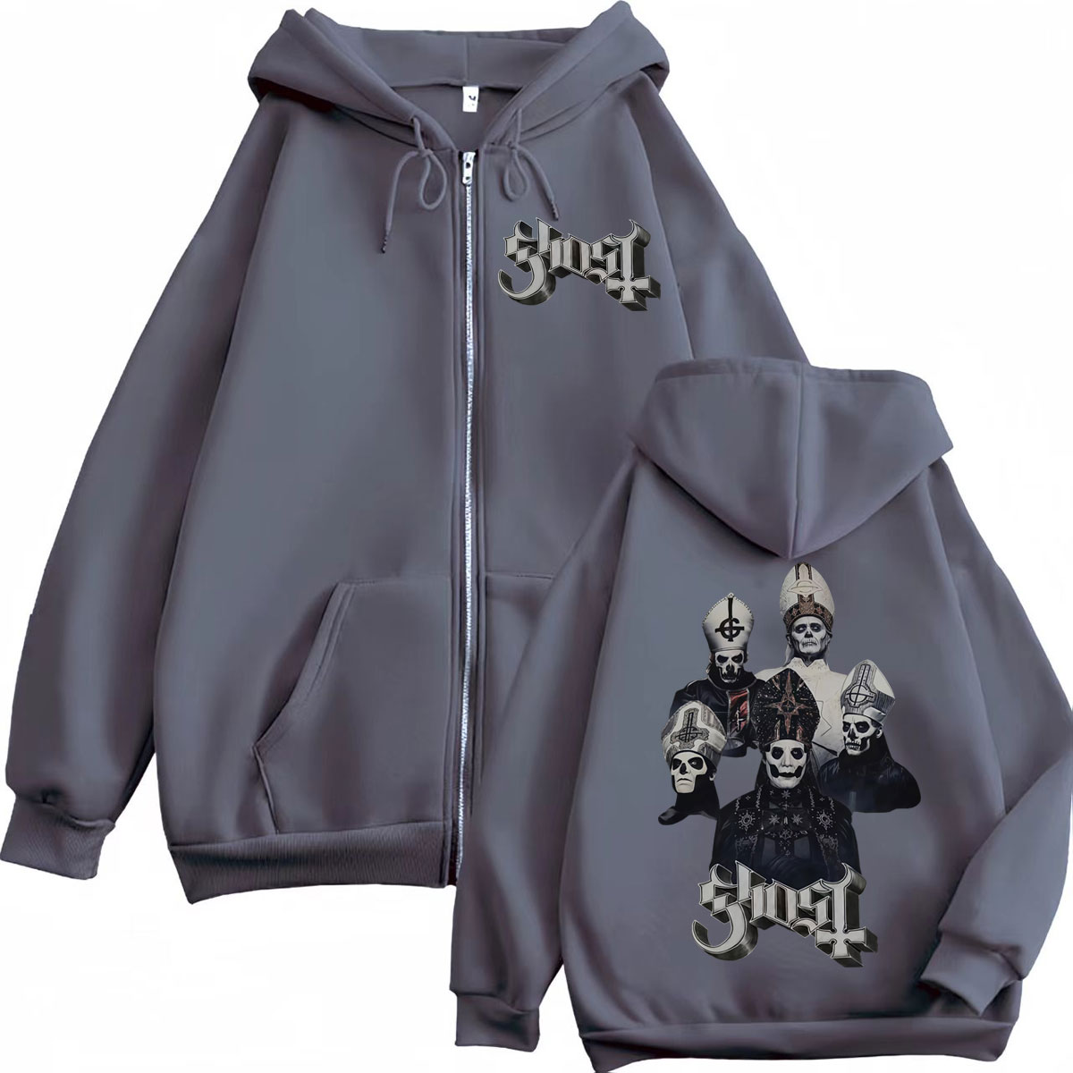 Felpa con Cappuccio e Zip Ghos - Mens Fashion Zip Up Hoodies recensione e prezzo
