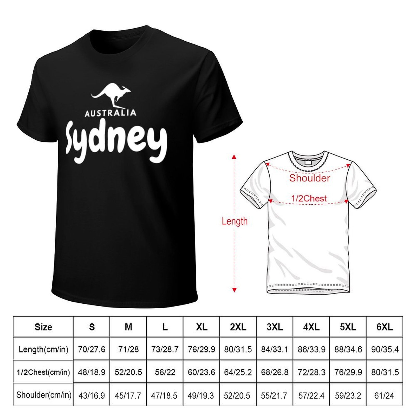 Sydney, Sydney Australia T-Shi - Men'S Fashion Sydney recensione e prezzo