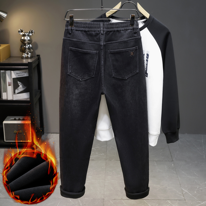 Jeans in pile da uomo, nuovi,  - Men'S Fashion Grey Jeans recensione e prezzo